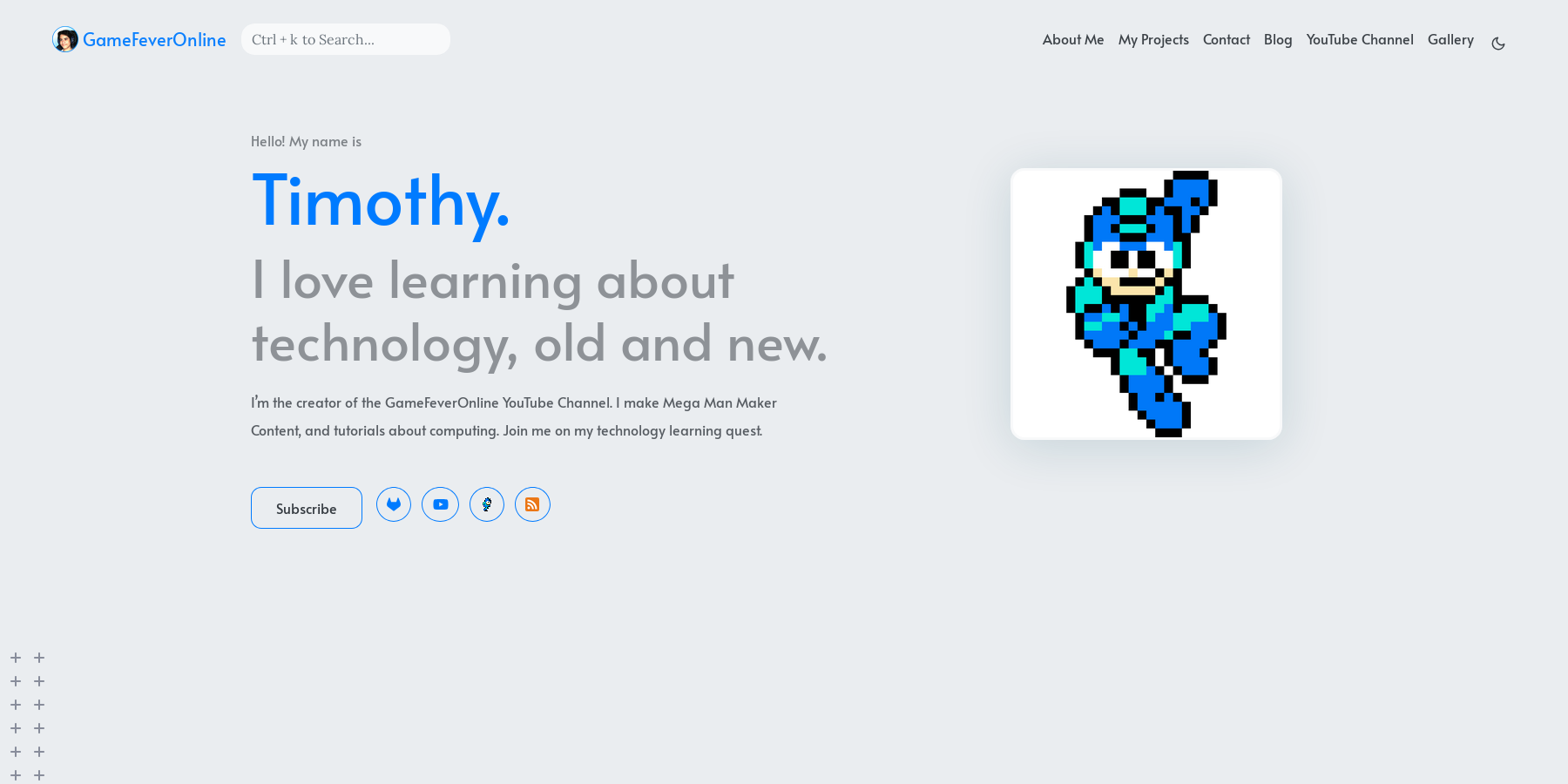 My website using the Hugo-Profile theme